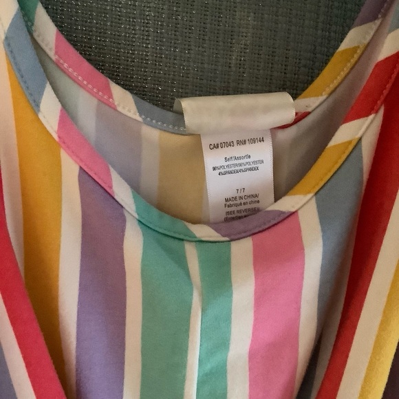 Colorful Striped Kids Romper - Picture 4 of 4